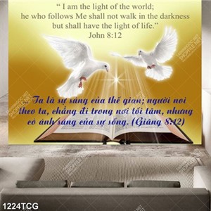 Tranh lời Chúa file psd