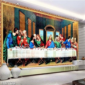 Tranh Bữa Tiệc ly chất lượng cao in kính đẹp