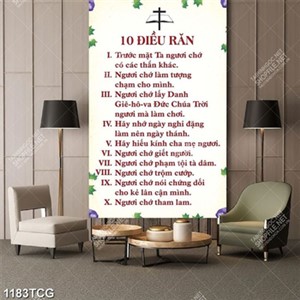 Tranh 10 điều răn file psd