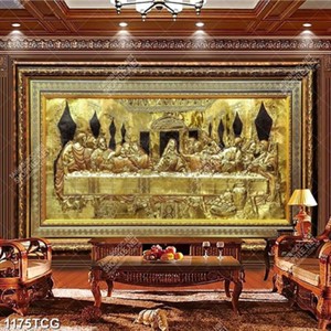 Tranh phù điêu bữa tiệc ly mạ vạng