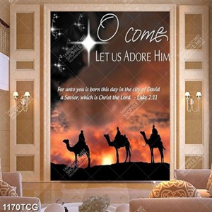 Tranh Giáng Sinh lễ Ba Vua psd