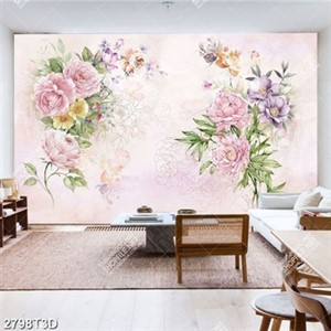 Tranh file gốc phòng khách hoa mẫu đơn chất lượng cao