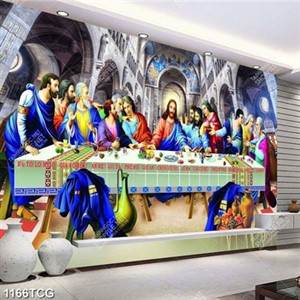 Tranh in kính bữa tiệc ly