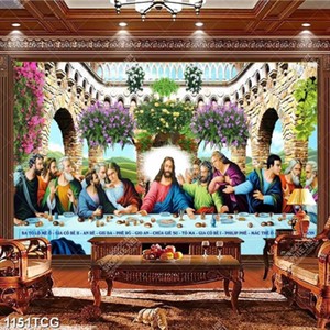 Tranh bữa tiệc ly Chúa và 12 tông đồ