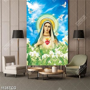 Tranh trái tim Mẹ Maria