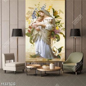 Tranh mẹ Maria và Chúa Hài Đông Giêsu