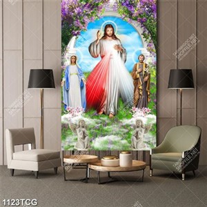 Tranh Chúa Giêsu và Mẹ Maria, Thánh Giuse