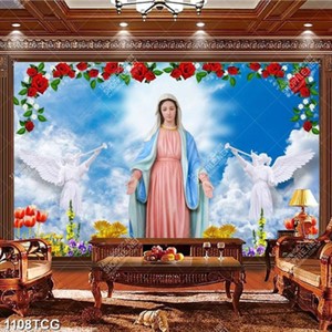 Tranh Mẹ Maria file psd đẹp