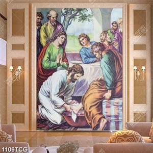 Tranh Chúa Giêsu rửa chân cho các tông đồ