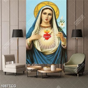 Tranh trái tim vô nhiễm nguyên tội chất lượng cao