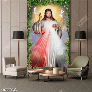 Tranh lòng thương xót chúa KiTô file psd