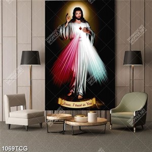 Tranh lòng Chúa thương xót in chất lượng cao