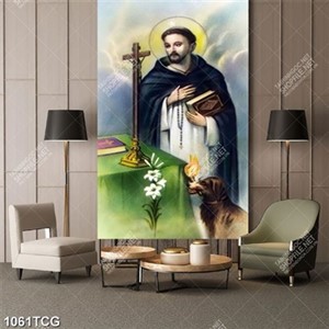 Tranh Thánh Đa Minh hình chất lượng cao