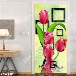 Tranh phòng khách hoa tulíp hiện đại đẹp