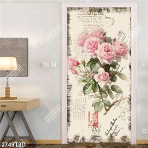 Tranh gắn tường hình tem hình hoa hồng đẹp