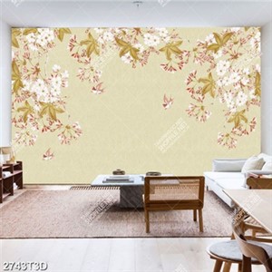 Tranh gắn tường hoa và chim in uv