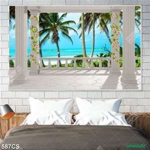 Tranh ban công và biển chất lượng cao