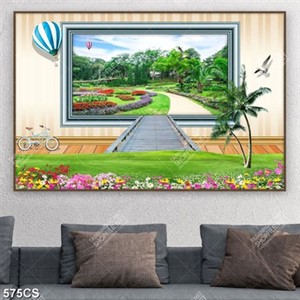 Tranh 3D thiên nhiên giao hòa in uv