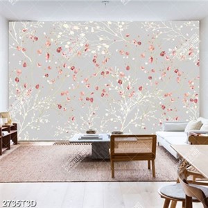 Tranh phòng khách hoa nhí đẹp file psd