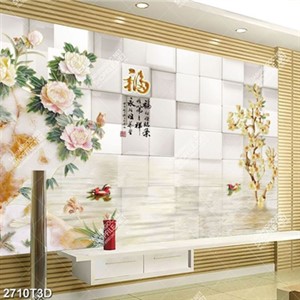 Tranh hoa trên mặt nước chất lượng cao