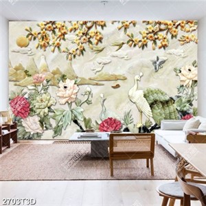 Tranh hoa và công giả ngọc chất lượng cao