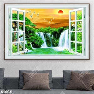 Tranh phong thủy và khung cửa sổ đẹp nhất