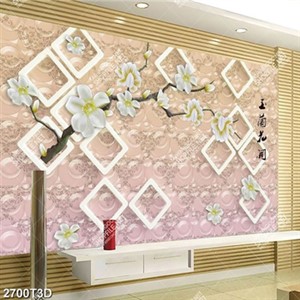 Tranh phòng khách cành hoa sang trọng