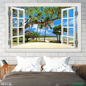 Tranh cửa sổ và biển file gốc đẹp nhất