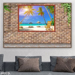 Tranh dán tường 3D in uv đẹp nhất