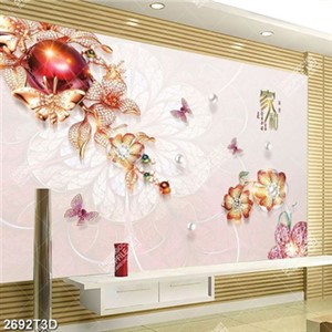 Tranh gắn tường hoa đính đá đẹp sang trọng