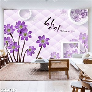 Tranh hoa tím đẹp chất lượng cao