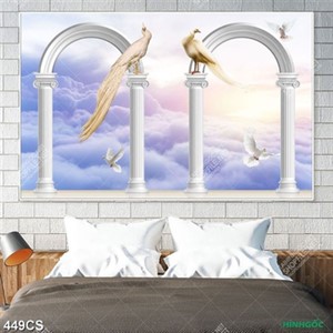 Tranh 3D cổng trời chất lượng cao