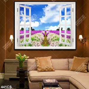 Tranh vườn hoa tulip và ô cửa trang trí phòng ngủ đẹp nhất Tranh vườn hoa tulip và ô cửa trang trí phòng ngủ đẹp nhất