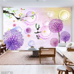 Tranh treo tường in hoa màu sắc đẹp