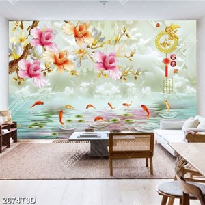 Tranh treo tường hoa và cá đẹp