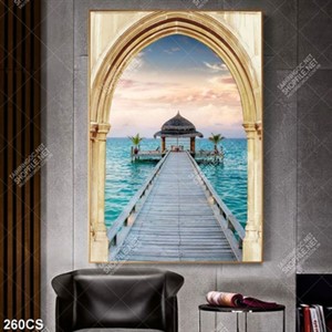 Tranh cửa sổ và biển in uv file psd