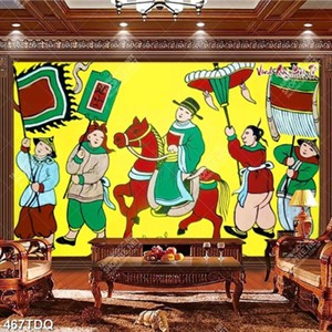 Tranh dân gian Đông Hồ vinh quy bái tổ