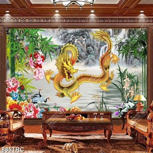 Tranh Rồng trang trí tường đẹp