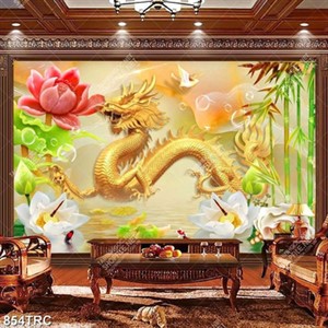Tranh Rồng giả ngọc đẹp
