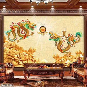 Tranh điêu khắc rồng chất lượng cao