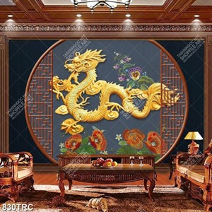 Tranh bình phong rròng vàng chất lượng cao