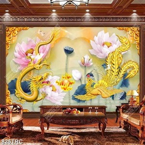 Tranh tài lộc rồng phượng chất lượng cao