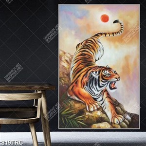 Tranh sơn dầu Hổ chất lượng cao đẹp