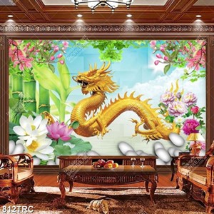 Tranh Rồng file psd in chất lượng cao
