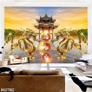 Tranh rồng vàng chất lượng cao