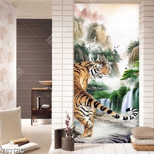 Tranh phong thuỷ và Hổ