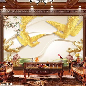 Tranh rồng phượng giả ngọc đẹp