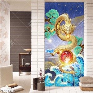 Tranh ghép Rồng vàng đẹp nhất hiện nay