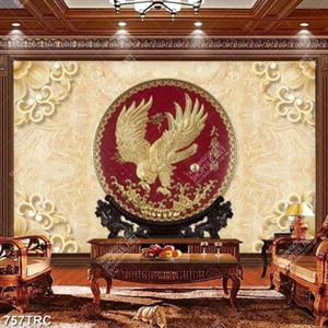 Tranh phù điêu chim Đại Bàng trang trí phòng đẹp