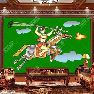 Tranh vẽ Tháng Gióng chất lượng cao